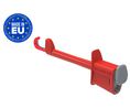 Hook Clip 1kV 20A Nickel-Plated Brass Red
